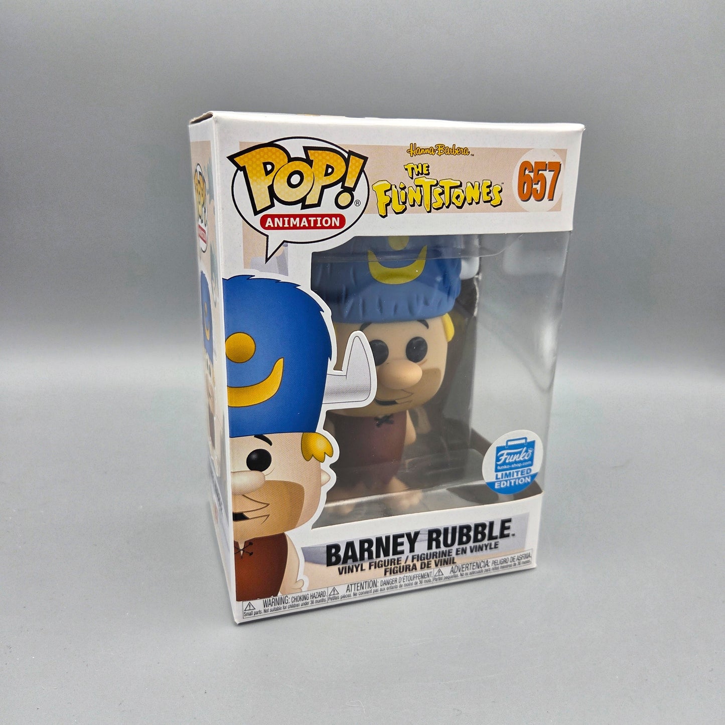 Funko Pop! The Flintstones	#657 Barney Rubble	Limited Edition	Animation
