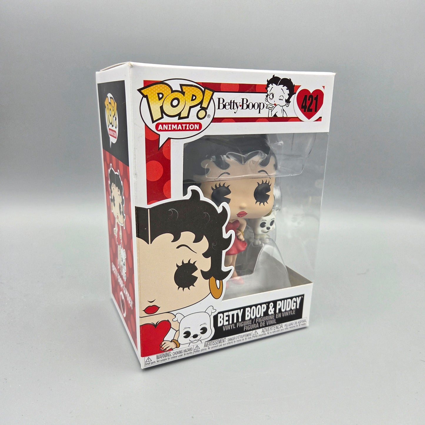 Funko Pop! Betty Boop	#421 Betty Boop & Pudgy		Animation	Vinylfigur