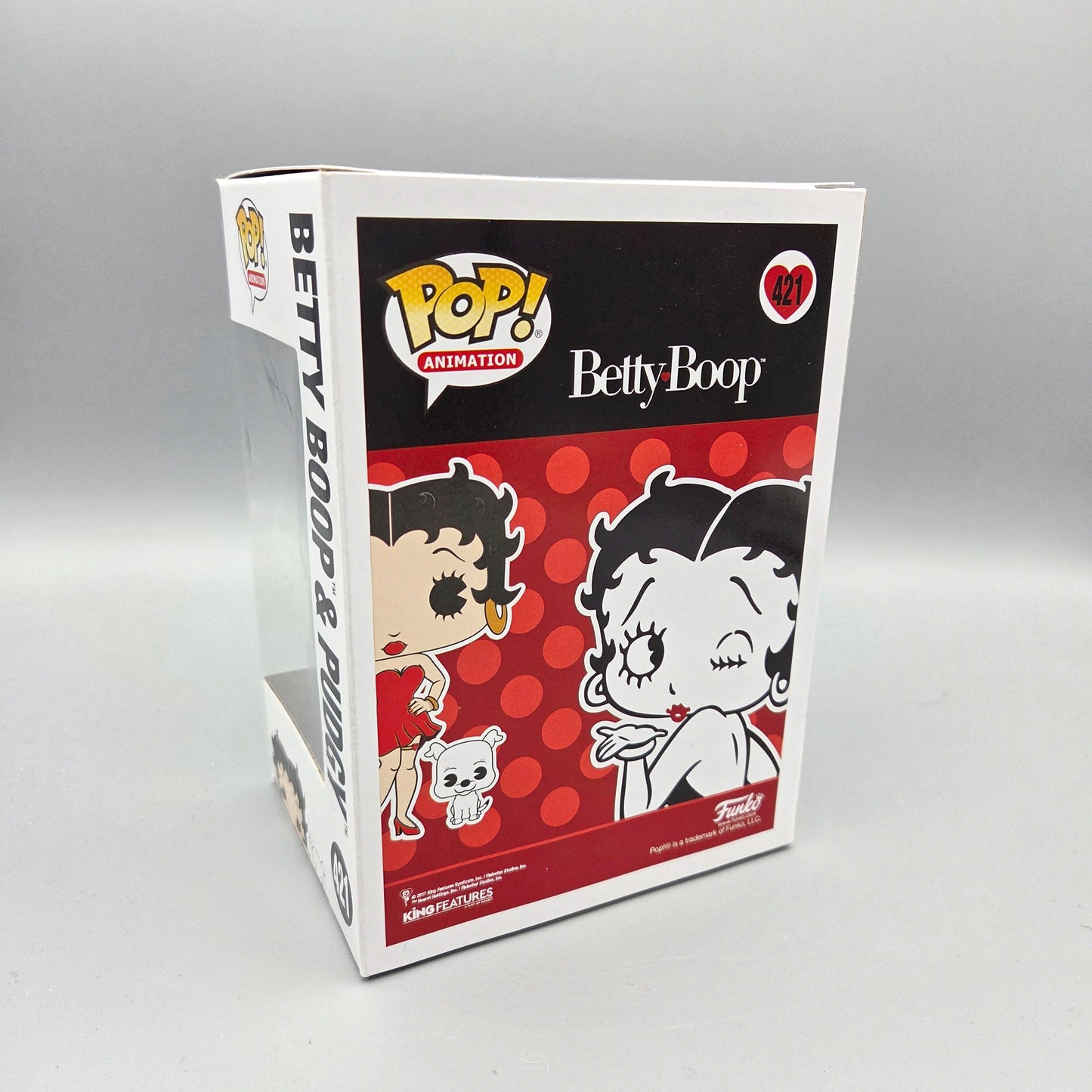 Funko Pop! Betty Boop	#421 Betty Boop & Pudgy		Animation	Vinylfigur