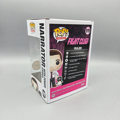 Funko Pop! Fight Club	#919 Narrator with Power Animal	Chase	Movies