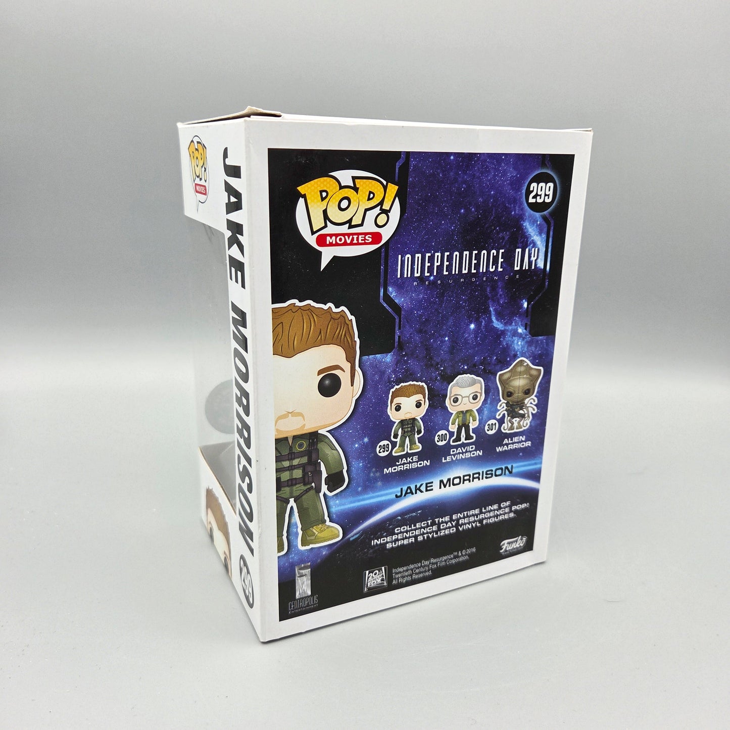 Funko Pop! Independence Day	#299 Jake Morrison	Exclusive	Movies	Vinylfigur