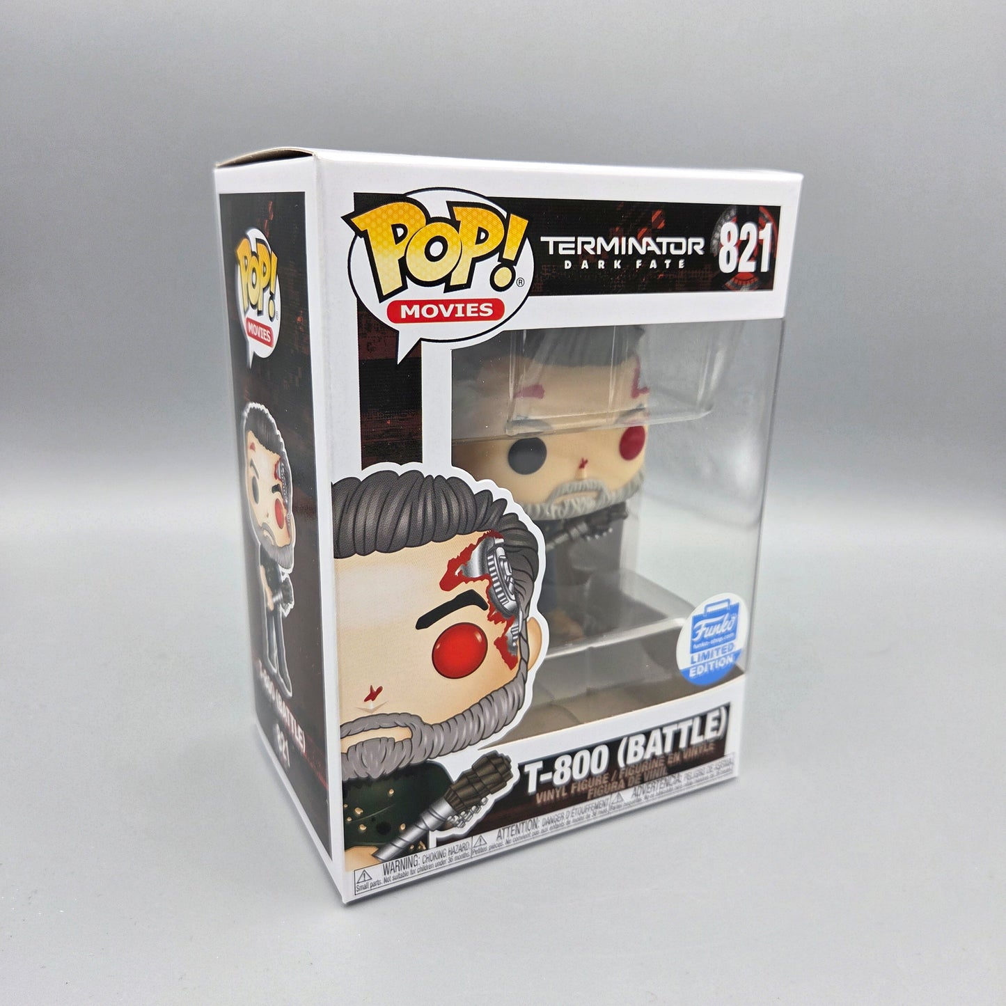 Funko Pop! Terminator - Dark Fate	#821 T-800 (Battle)	Limited Edition	Movies
