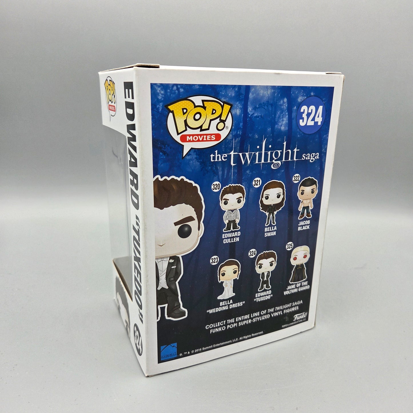Funko Pop! The Twilight Saga	#324 Edward "Tuxedo"		Movies	Vinylfigur