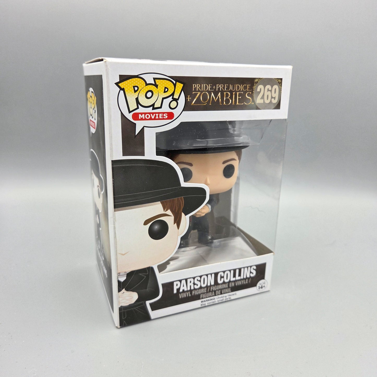 Funko Pop! Pride + Prejudice + Zombies	#269 Parson Collins		Movies	Vinylfigur