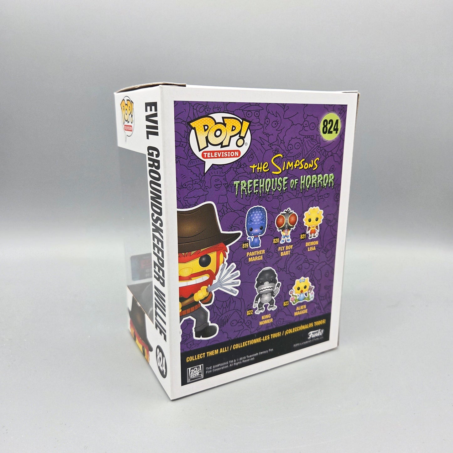 Funko Pop! The Simpsons	#824 Evil Groundskeeper Willie	2019 Fall Convention	Television