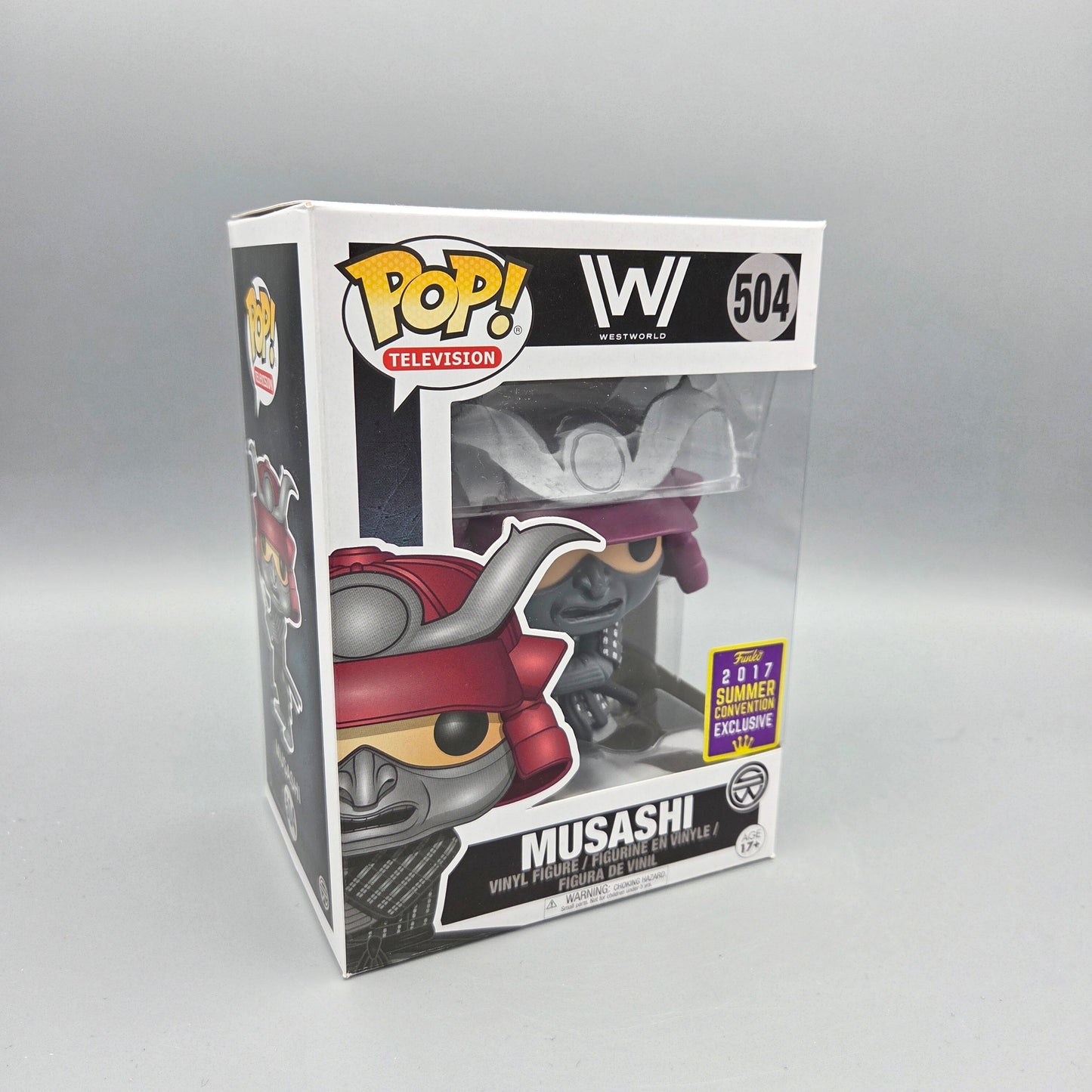 Funko Pop! Westworld	#504 Musashi	2017 Summer Convention	Television	Vinylfigur