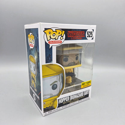 Funko Pop! Stranger Things	#525 Hopper (Biohazard Suit)	Exclusive	Television	Vinylfigur