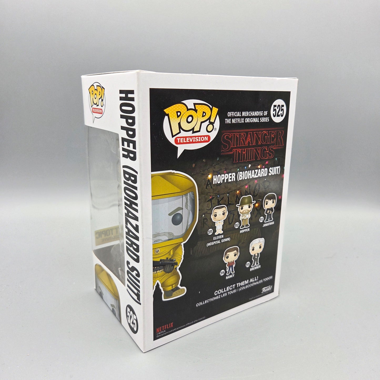 Funko Pop! Stranger Things	#525 Hopper (Biohazard Suit)	Exclusive	Television	Vinylfigur