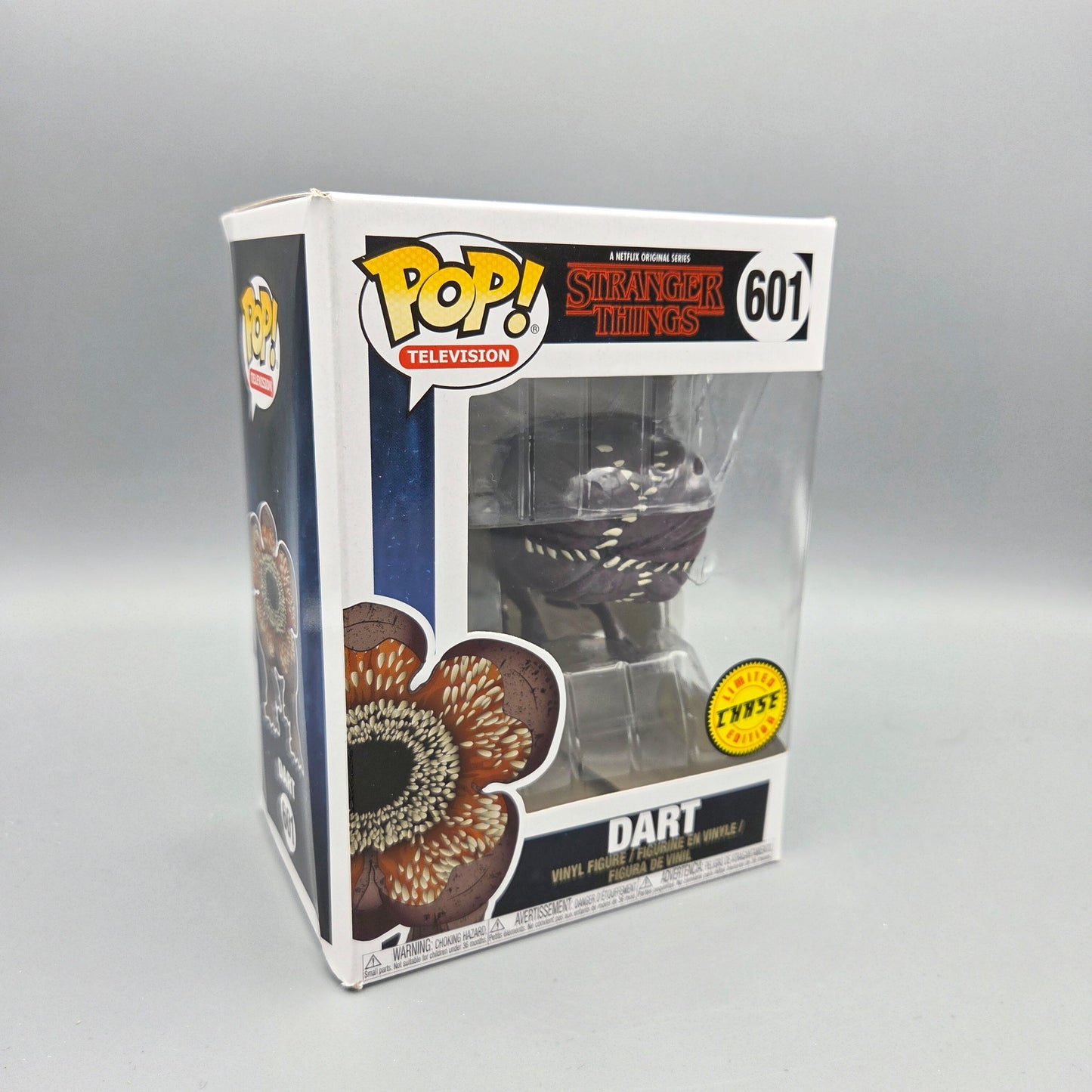 Funko Pop! Stranger Things	#601 Dart	Chase	Television	Box beschädigt