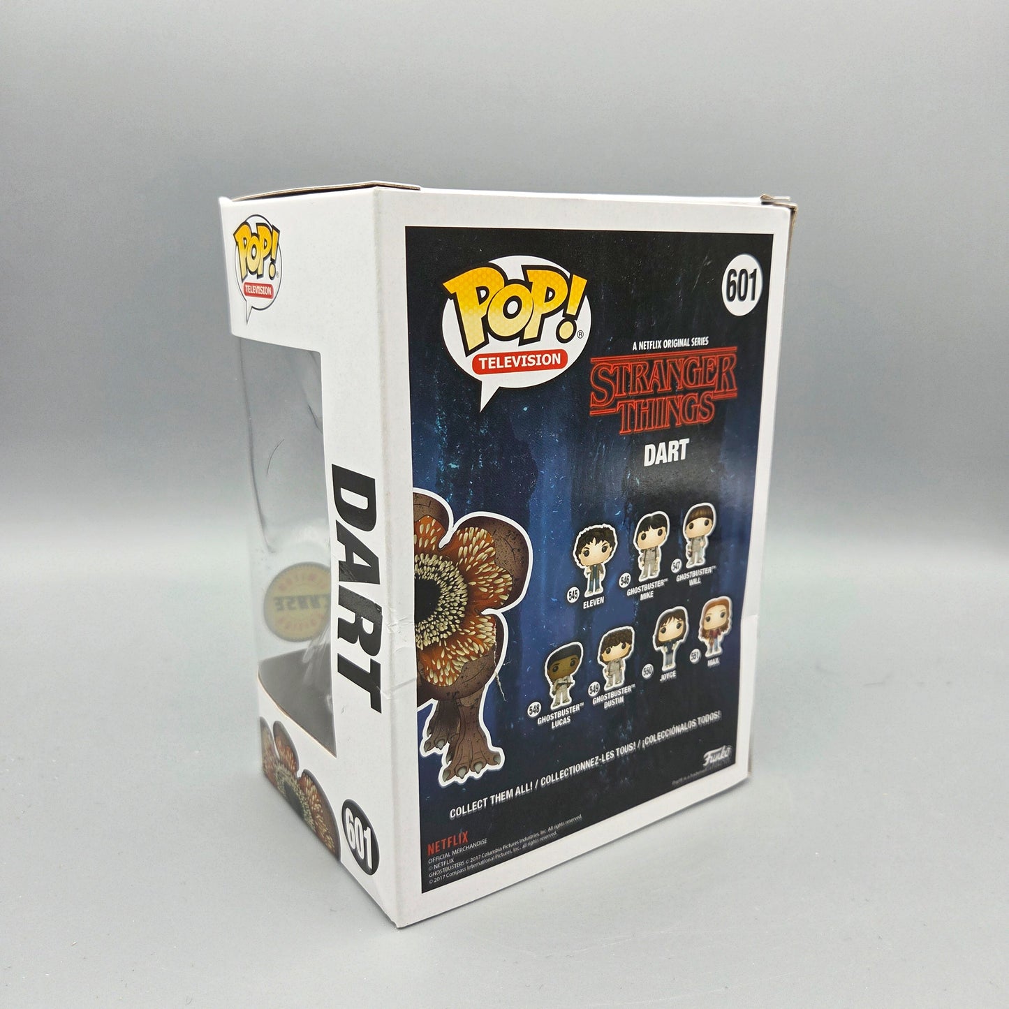 Funko Pop! Stranger Things	#601 Dart	Chase	Television	Box beschädigt
