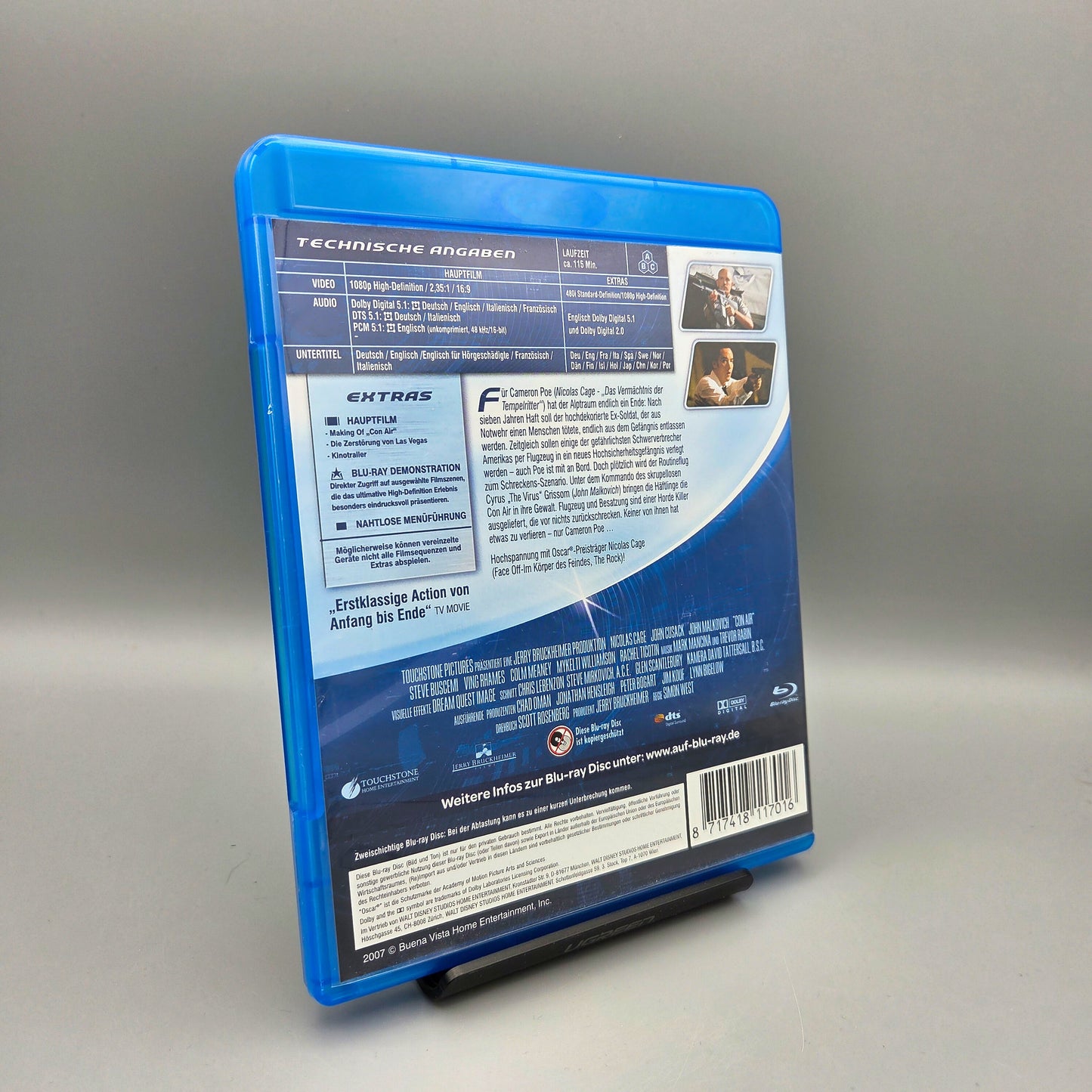 Con Air		Blu-Ray Film	mit Nicolas Cage