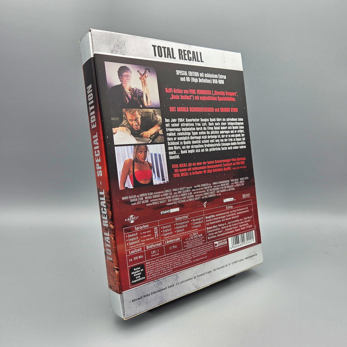 Total Recall	Special Edition	DVD	mit Arnold Schwarzenegger