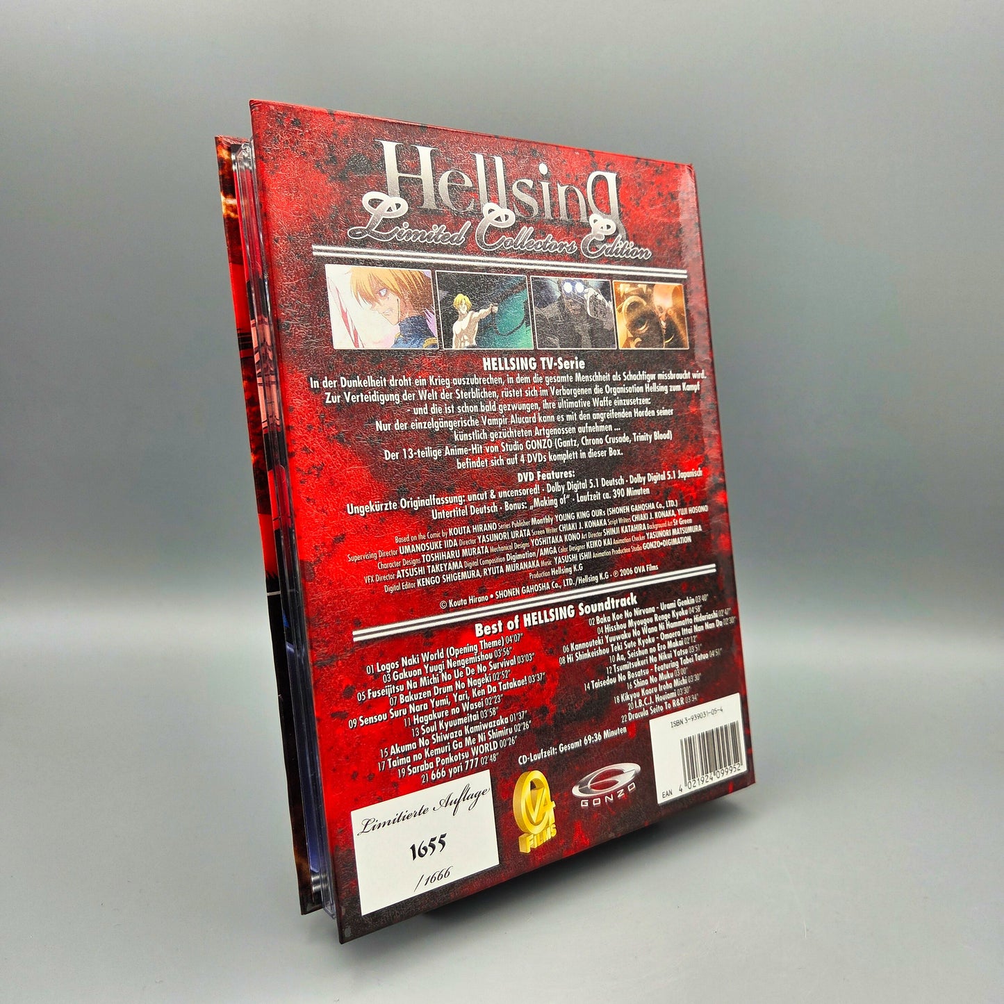Hellsing - TV-Box	Limited Collectors Edition	DVD	Hülle defekt