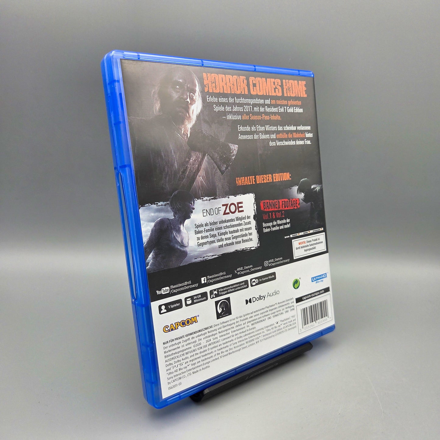 Playstation 5 Spiel: Resident Evil biohazard	Gold Edition	PS5