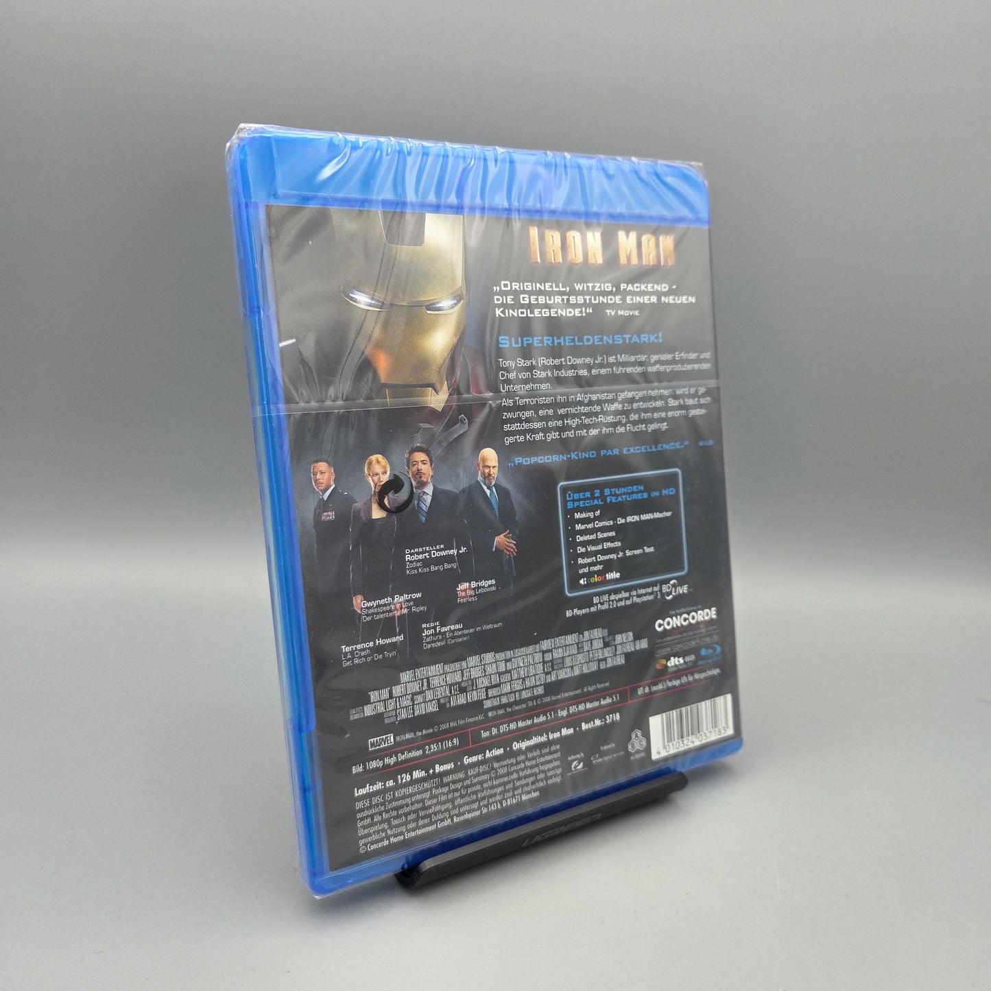 Marvel's Iron Man		Blu-Ray Film	mit Robert Downey Jr.