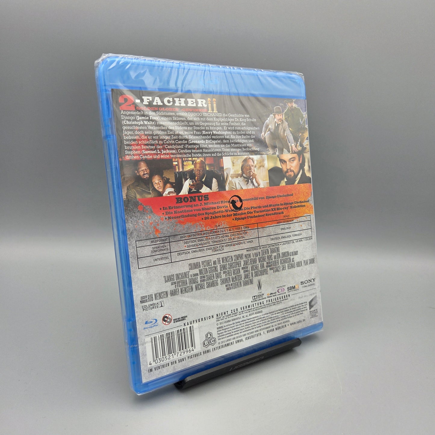 Django Unchained		Blu-Ray Film	mit Jamie Foxx