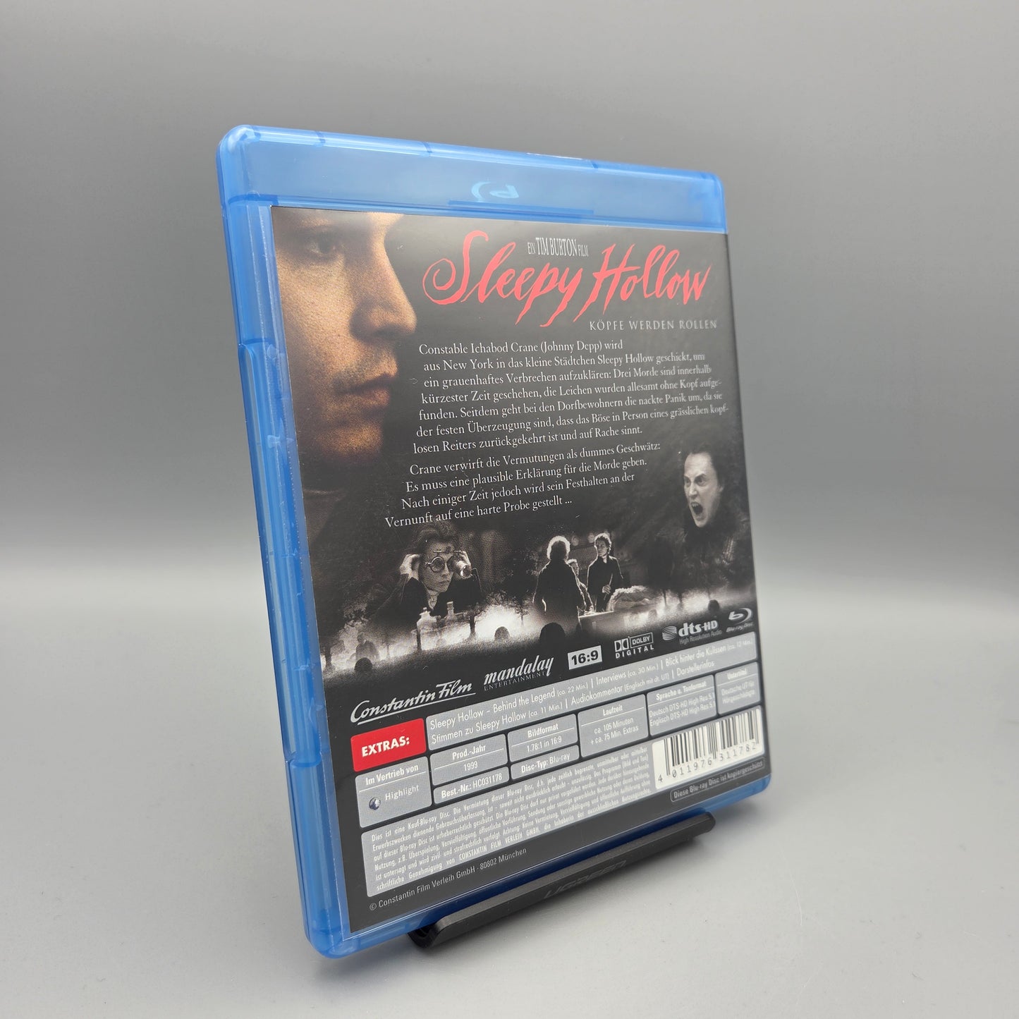 Sleepy Hollow		Blu-Ray Film	mit Johnny Depp