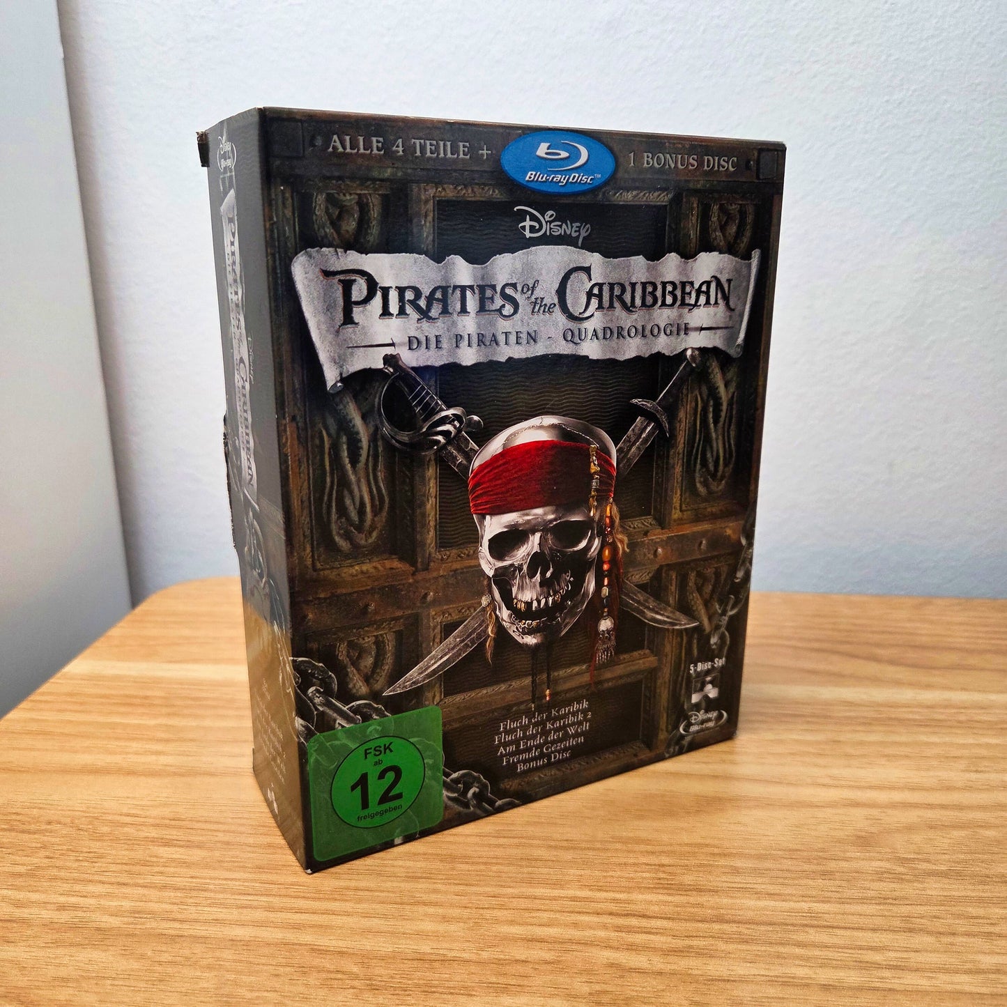 Fluch der Karibik - Die Piraten Quadrologie		Blu-Ray Filme