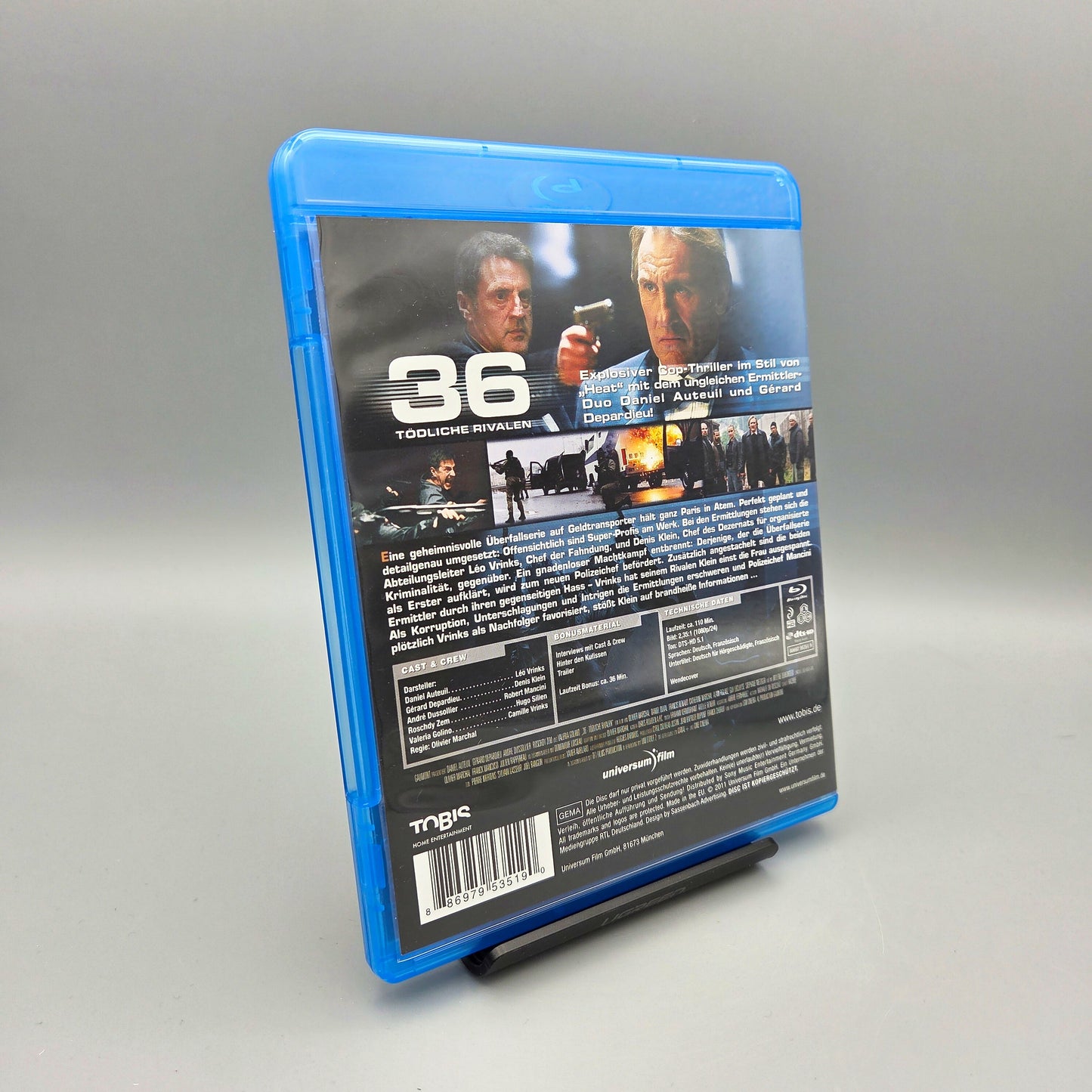36 - Tödliche Rivalen		Blu-Ray Film	mit Gerard Depardieu
