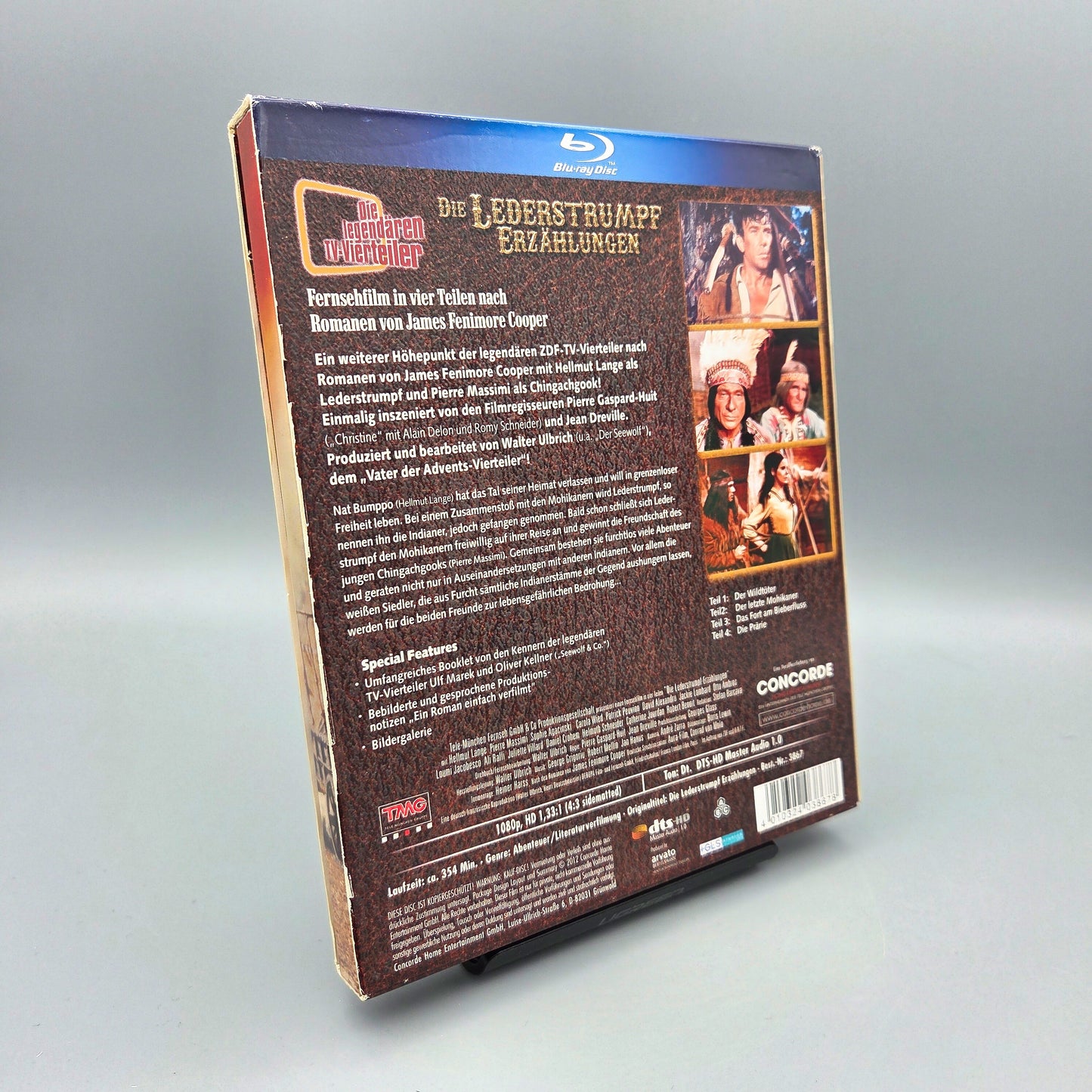 Die Lederstrumpf Erzählungen		Blu-Ray Film