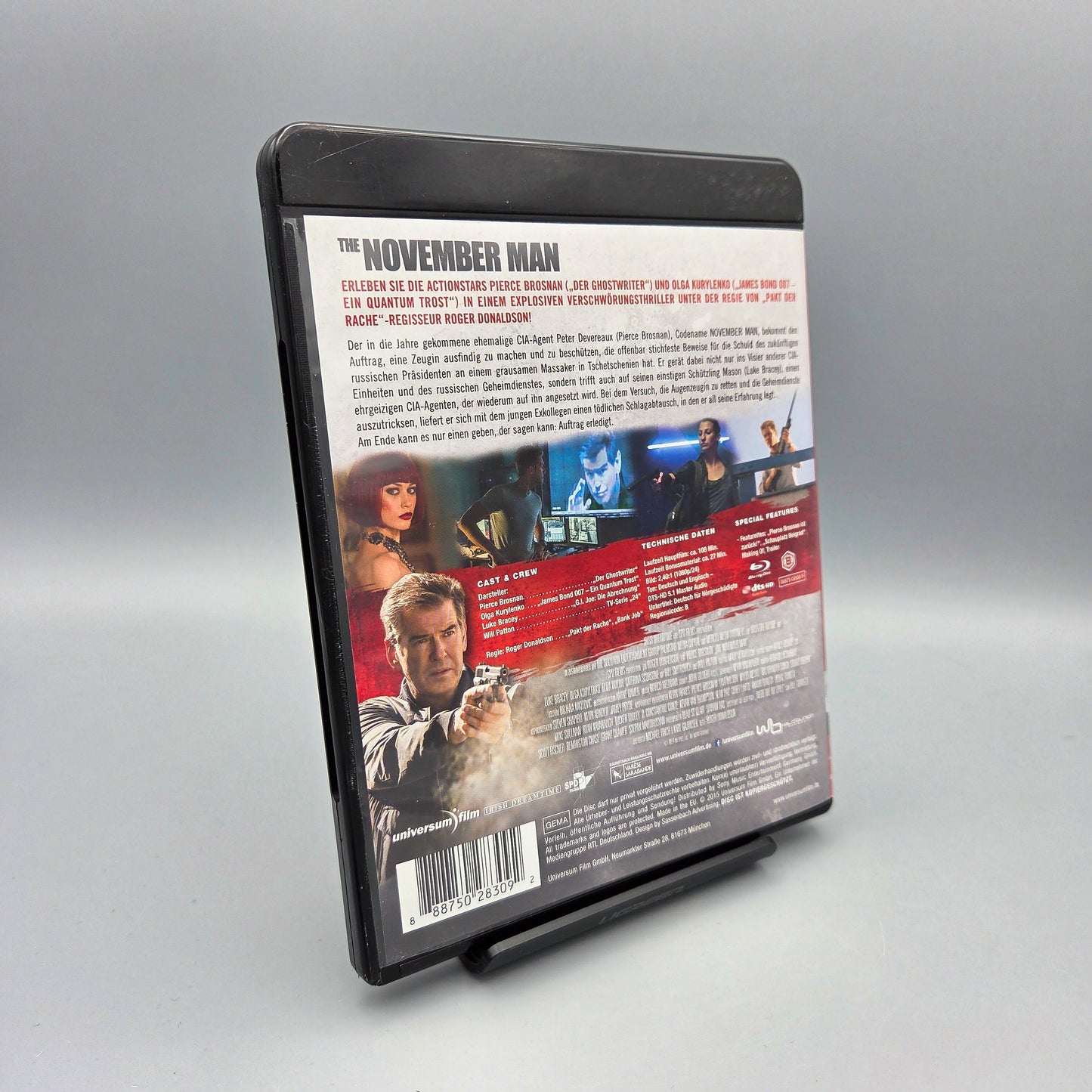The November Man		Blu-Ray Film	mit Pierce Brosnan & Luke Bracey