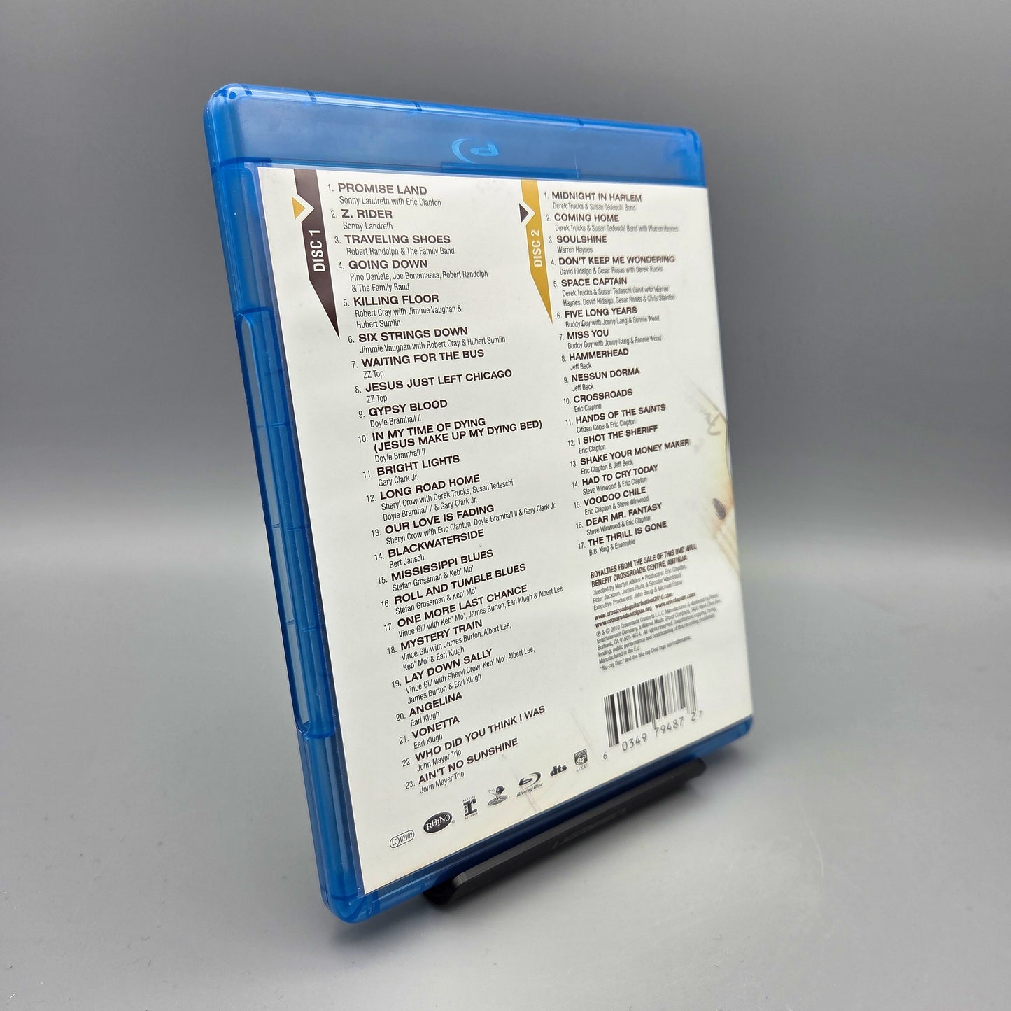 Crossroads - Eric Clapton Guitar Festival 2010		Blu-Ray Film