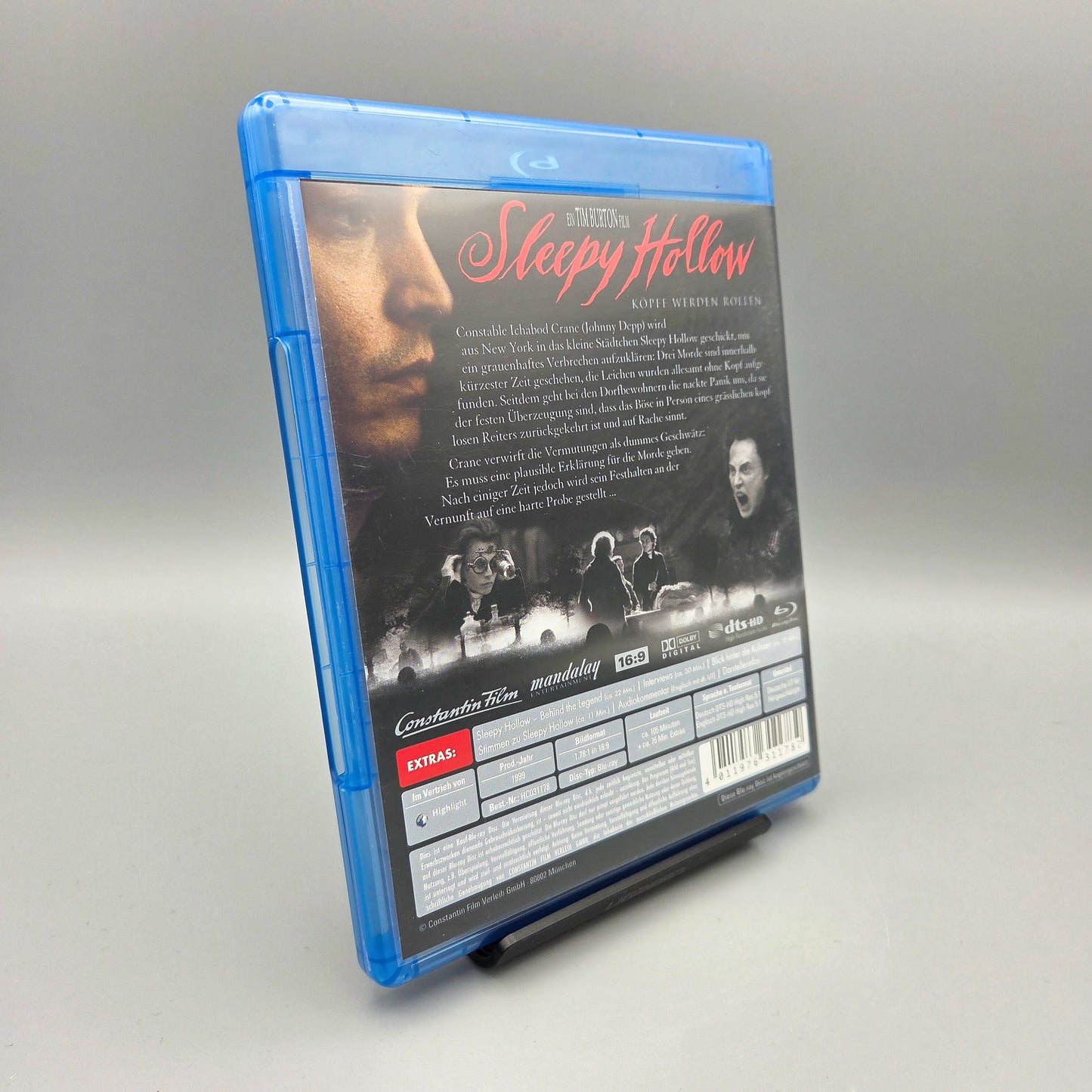 Sleepy Hollow		Blu-Ray Film	mit Johnny Depp
