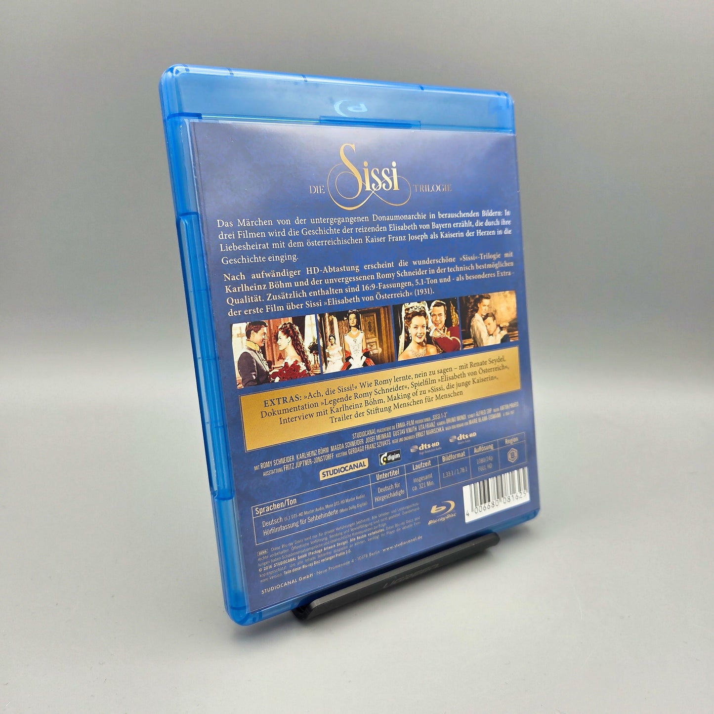 Die Sissi Trilogie		Blu-Ray Film	mit Romy Schneider