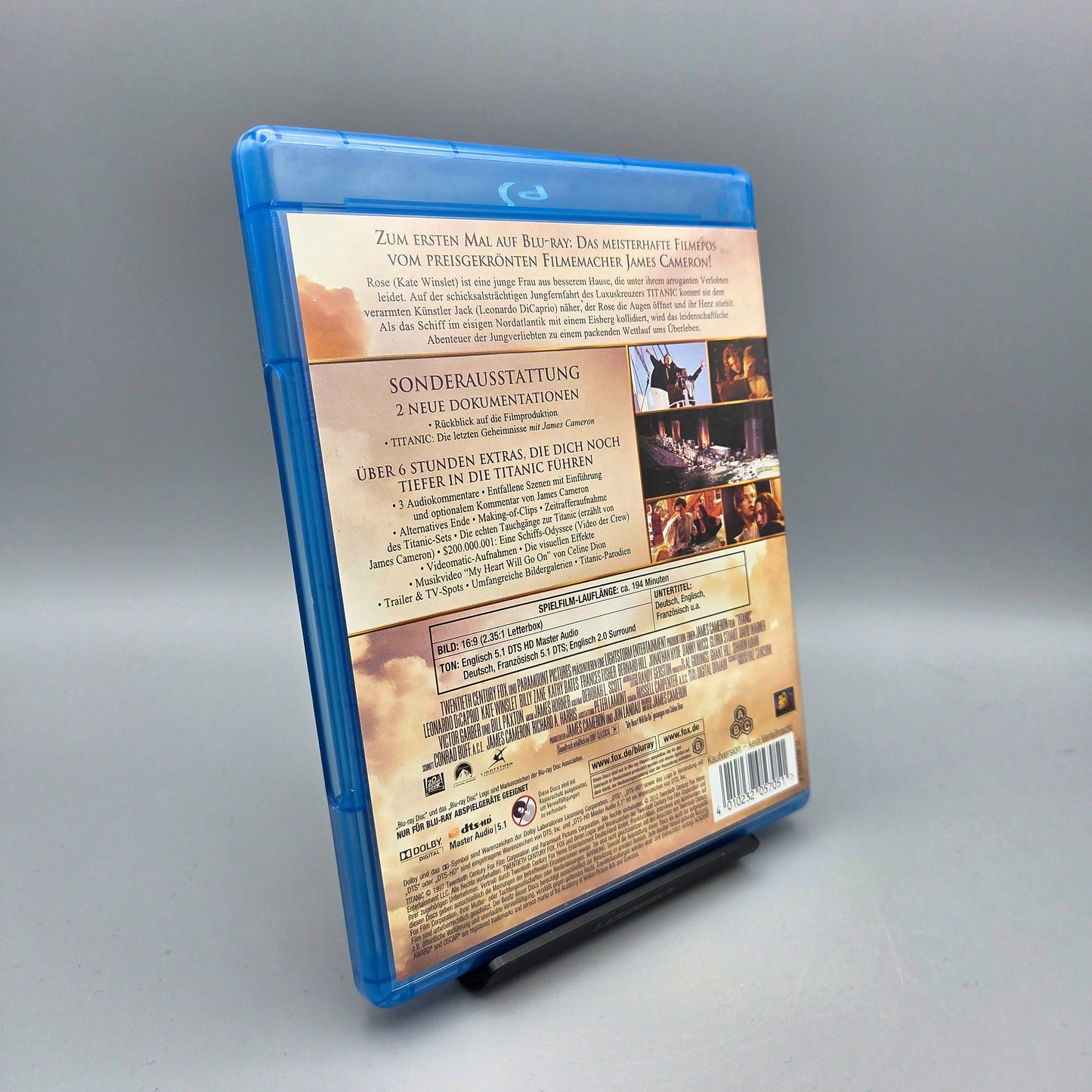 Titanic	2-Disc-Set	Blu-Ray Film	mit Leonardo DiCaprio