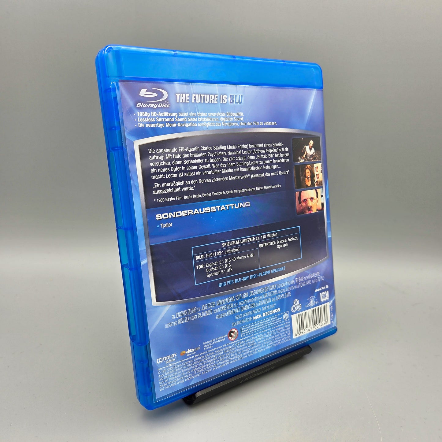 Das Schweigen der Lämmer		Blu-Ray Film	mit Jodie Foster
