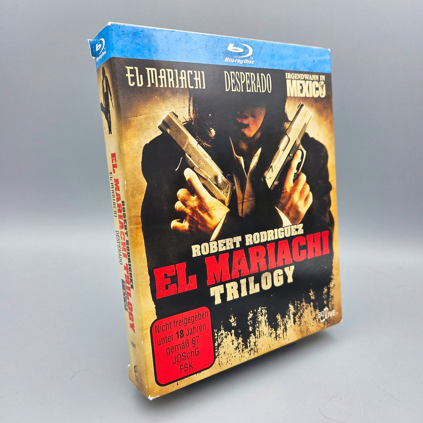 El Mariachi Trilogy (Desperado/El Mariachi/Irgendwann in Mexiko)		Blu-Ray Film