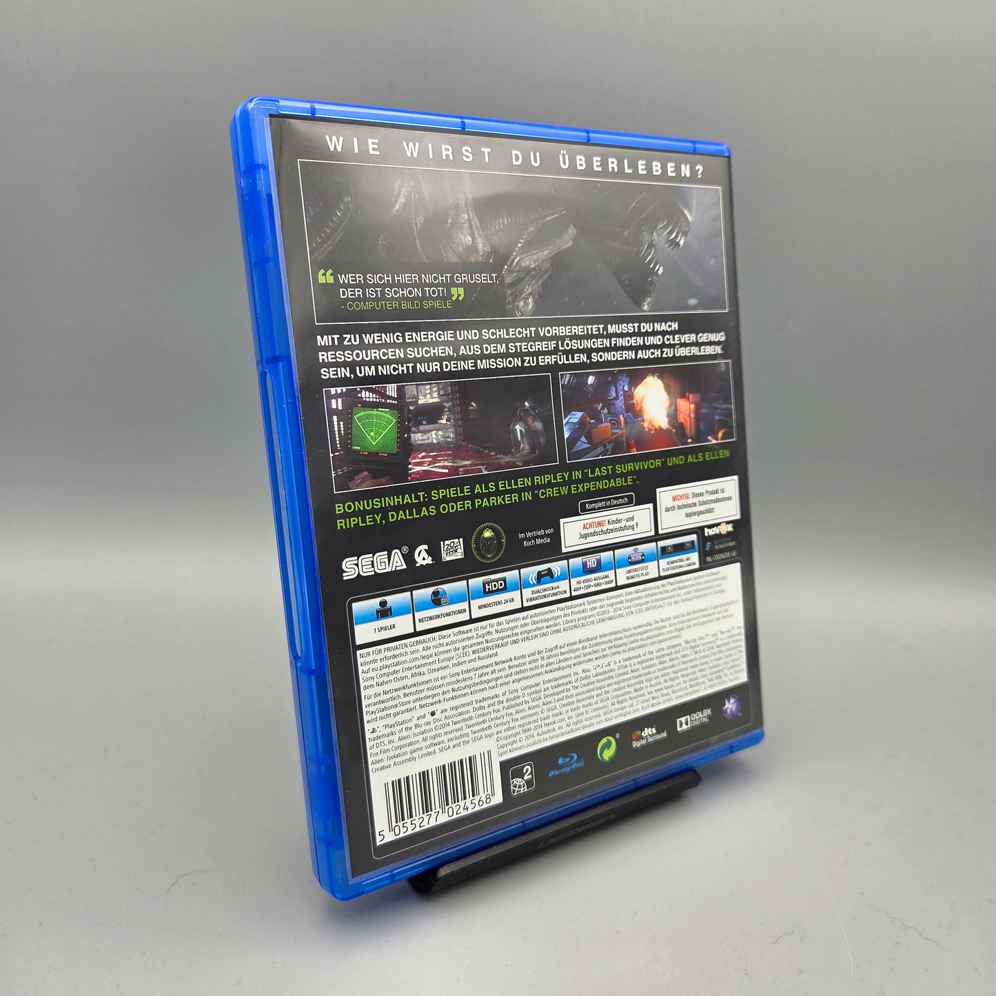 Playstation 4 Spiel: Alien: Isolation	Ripley Edition	PS4