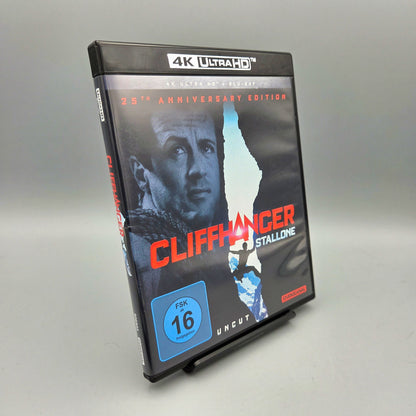 Cliffhanger		4K Ultra HD Blu-Ray Film	mit Sylvester Stallone