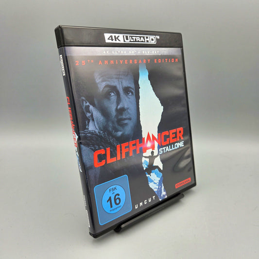 Cliffhanger		4K Ultra HD Blu-Ray Film	mit Sylvester Stallone