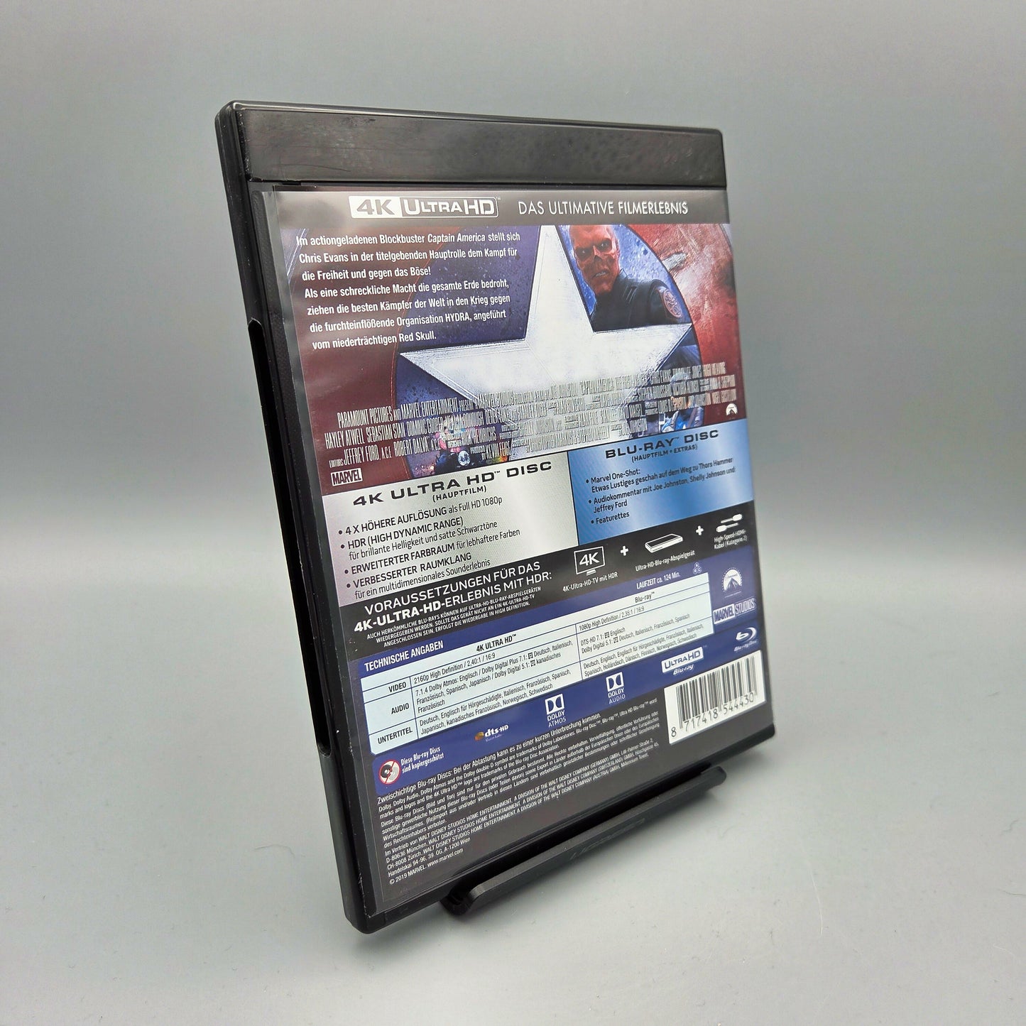Marvel's Captain America - The First Avenger		4K Ultra HD Blu-Ray Film