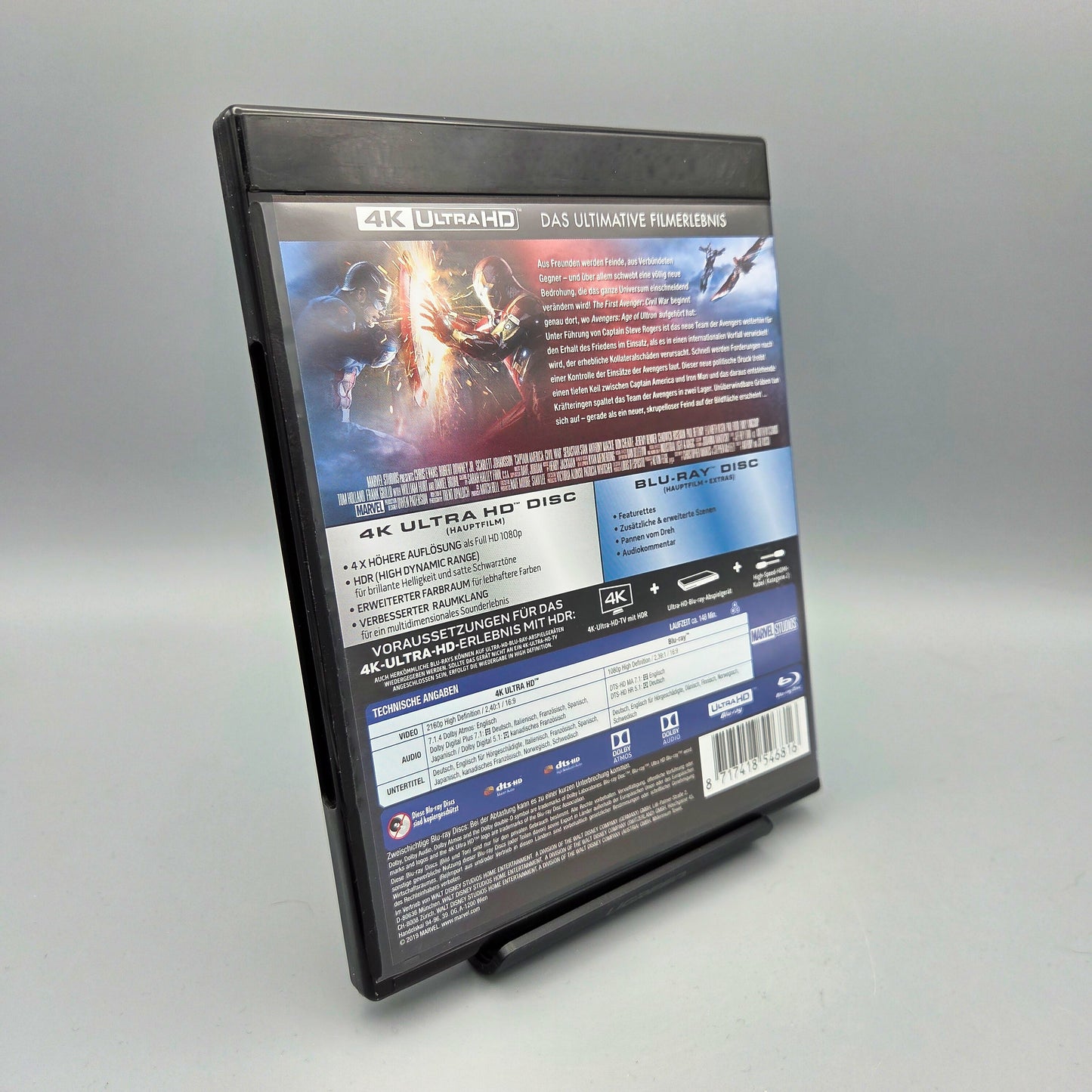 Marvel's The First Avenger: Civil War		4K Ultra HD Blu-Ray Film