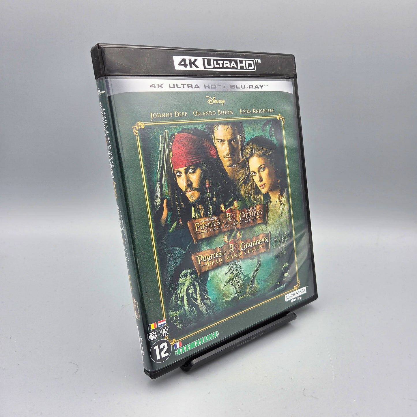 Pirates of the Caribbean - Fluch der Karibik 2		4K Ultra HD Blu-Ray Film	Französische Ausgabe mit deutschem Ton