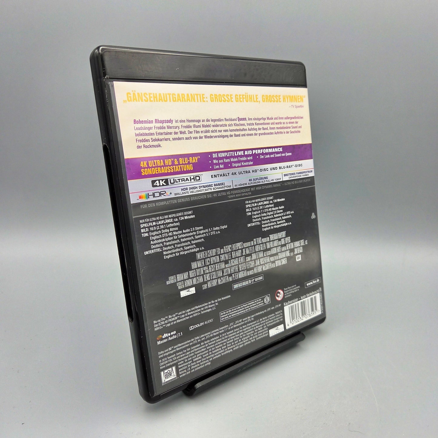 Bohemian Rhapsody		4K Ultra HD Blu-Ray Film