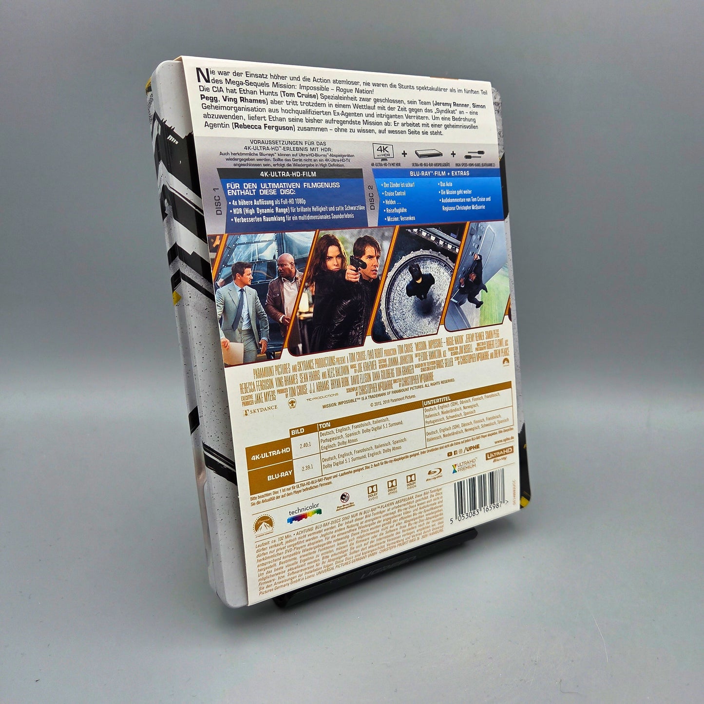 Mission: Impossible 5 - Rogue Nation	Steelbook	4K Ultra HD Blu-Ray Film