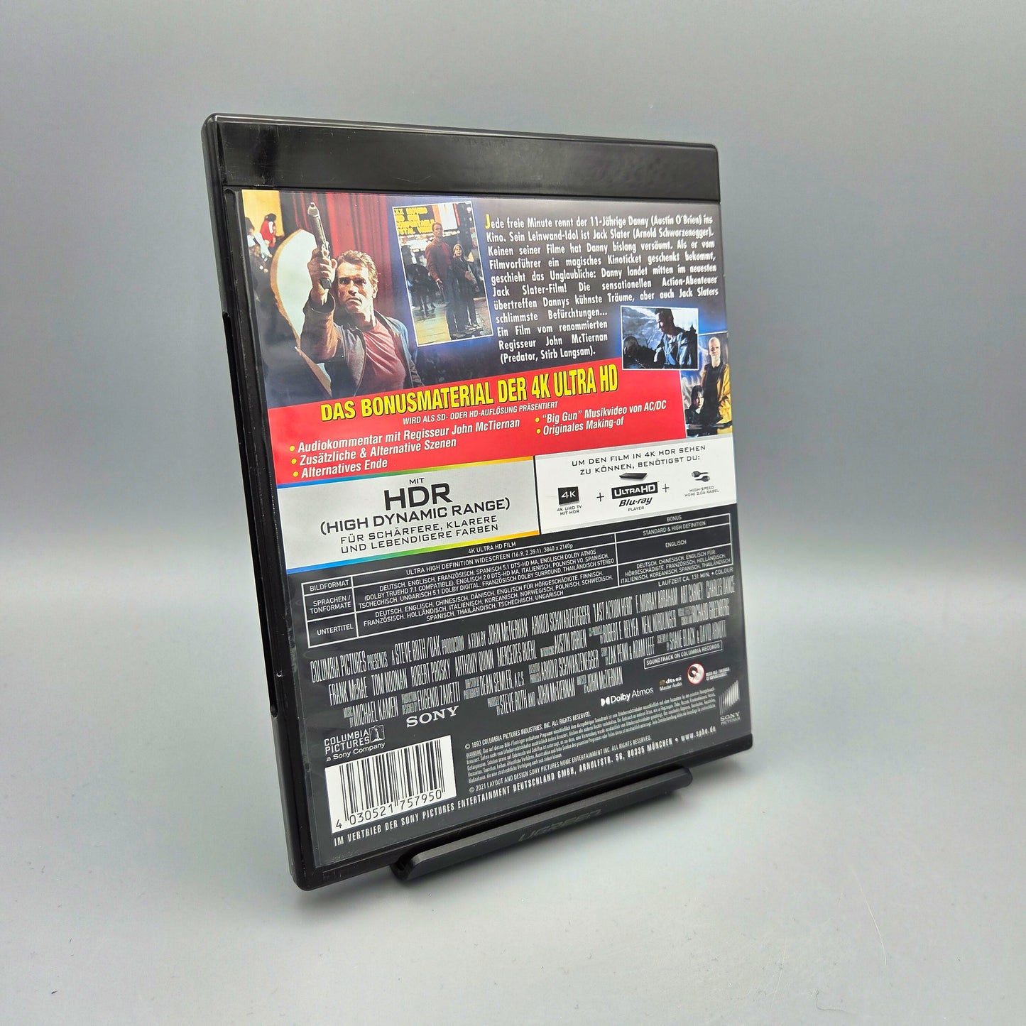 Last Action Hero		4K Ultra HD Blu-Ray Film	mit Arnold Schwarzenegger