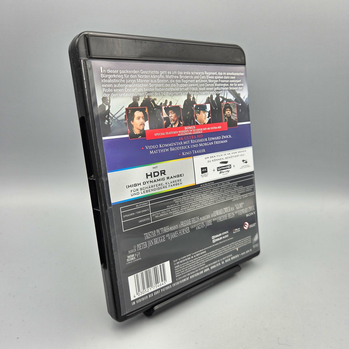 Glory	30th Anniversary Edition	4K Ultra HD Blu-Ray Film