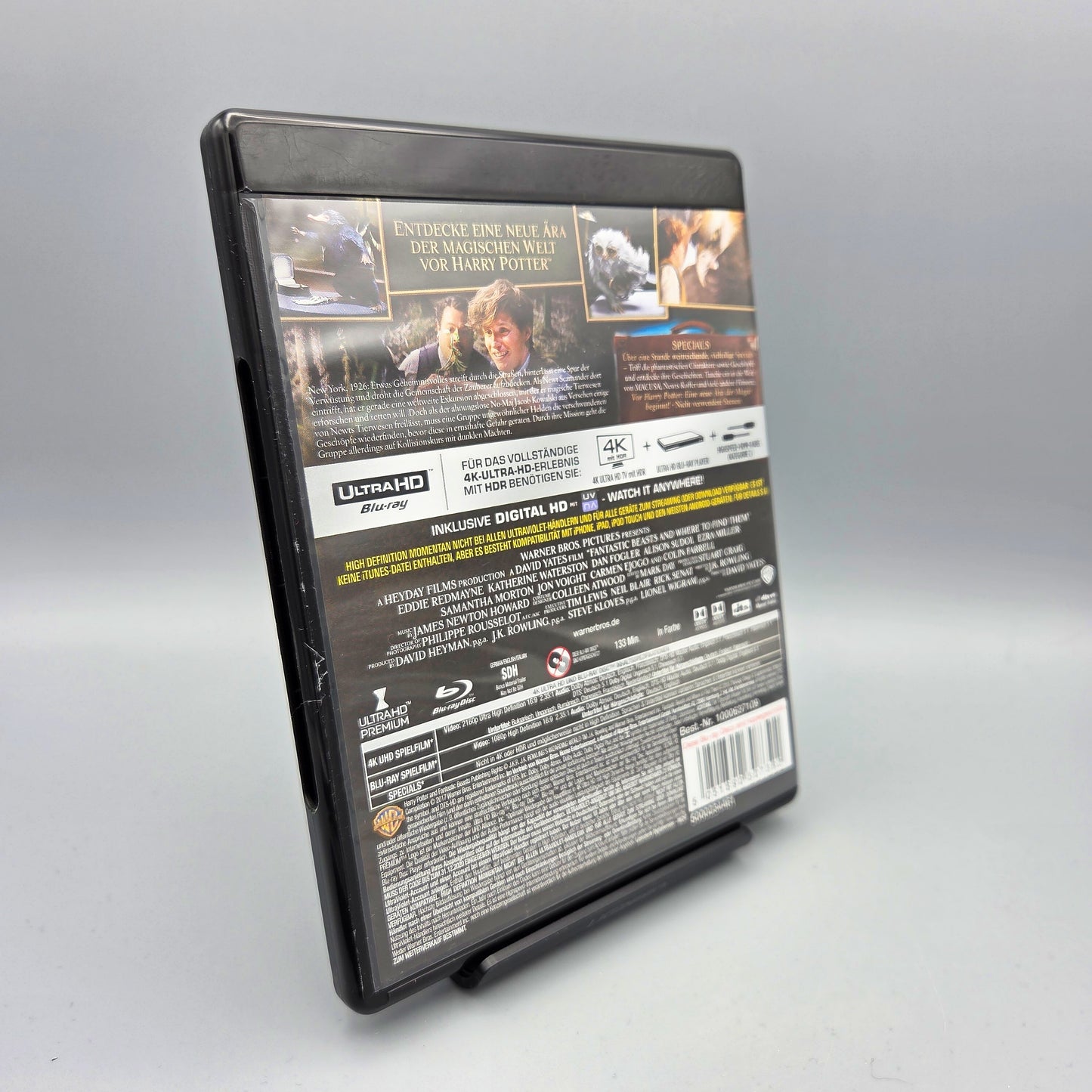 Phantastische Tierwesen und wo sie zu finden sind		4K Ultra HD Blu-Ray Film