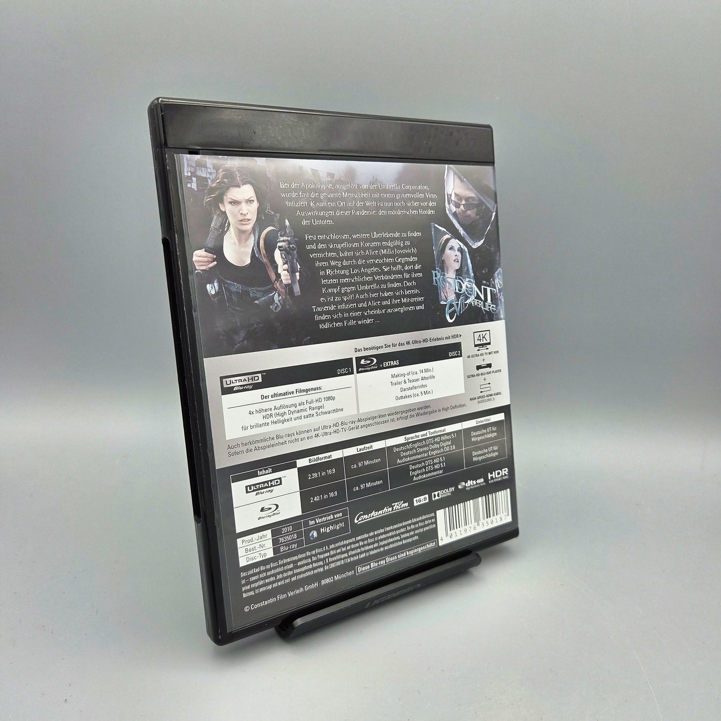 Resident Evil: Afterlife		4K Ultra HD Blu-Ray Film