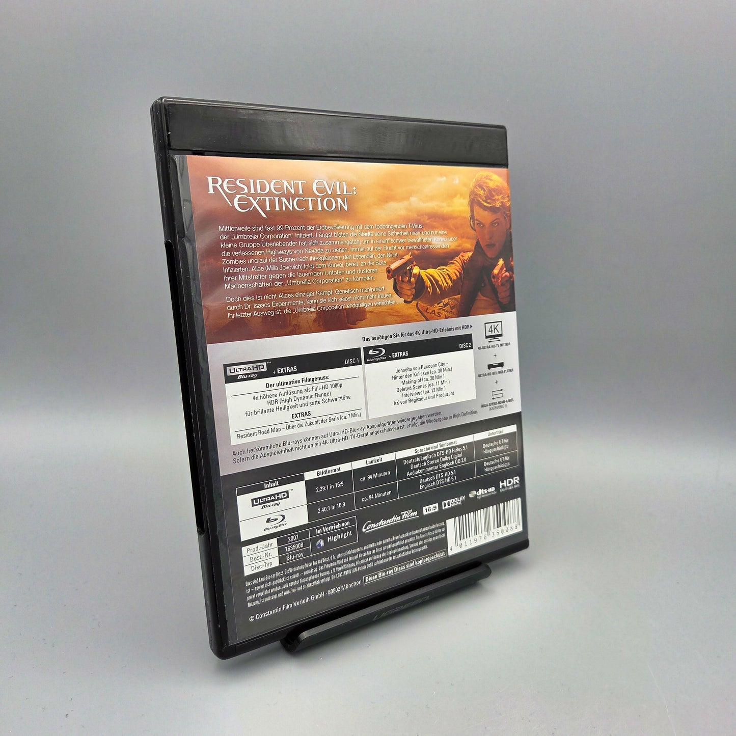 Resident Evil: Extinction		4K Ultra HD Blu-Ray Film