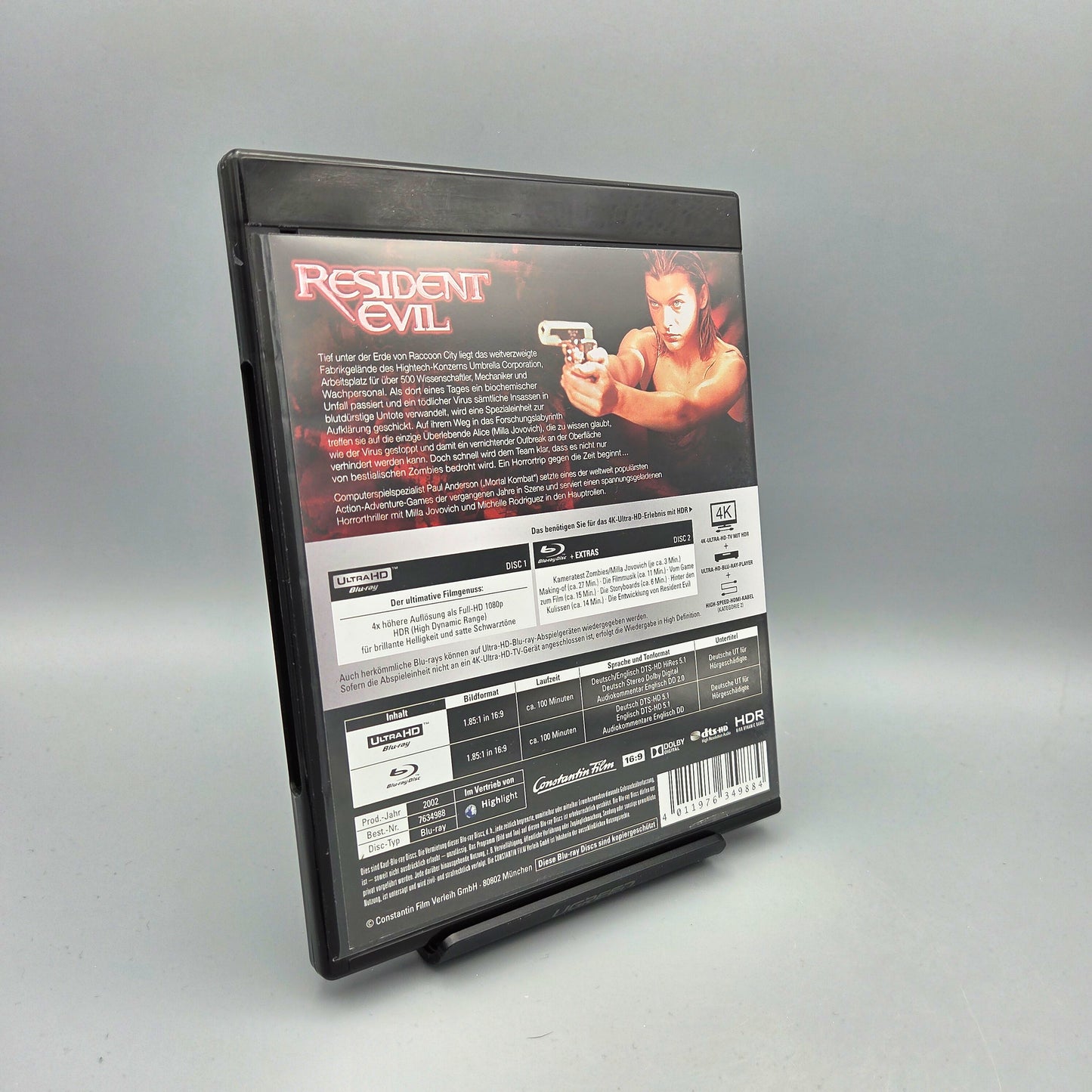 Resident Evil		4K Ultra HD Blu-Ray Film