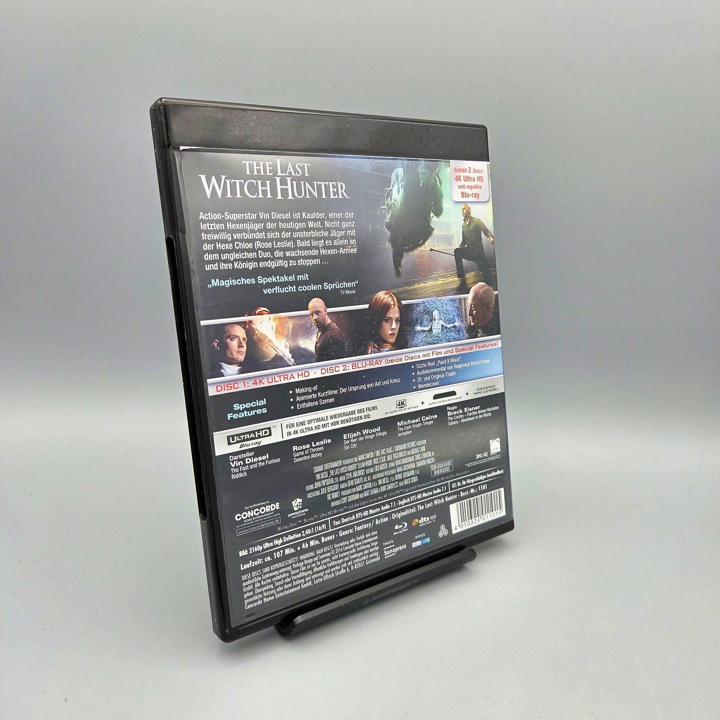 The Last Witch Hunter		4K Ultra HD Blu-Ray Film	mit Vin Diesel