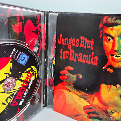 Junges Blut für Dracula	Mediabook	Blu-Ray Film	Booklet liegt lose bei
