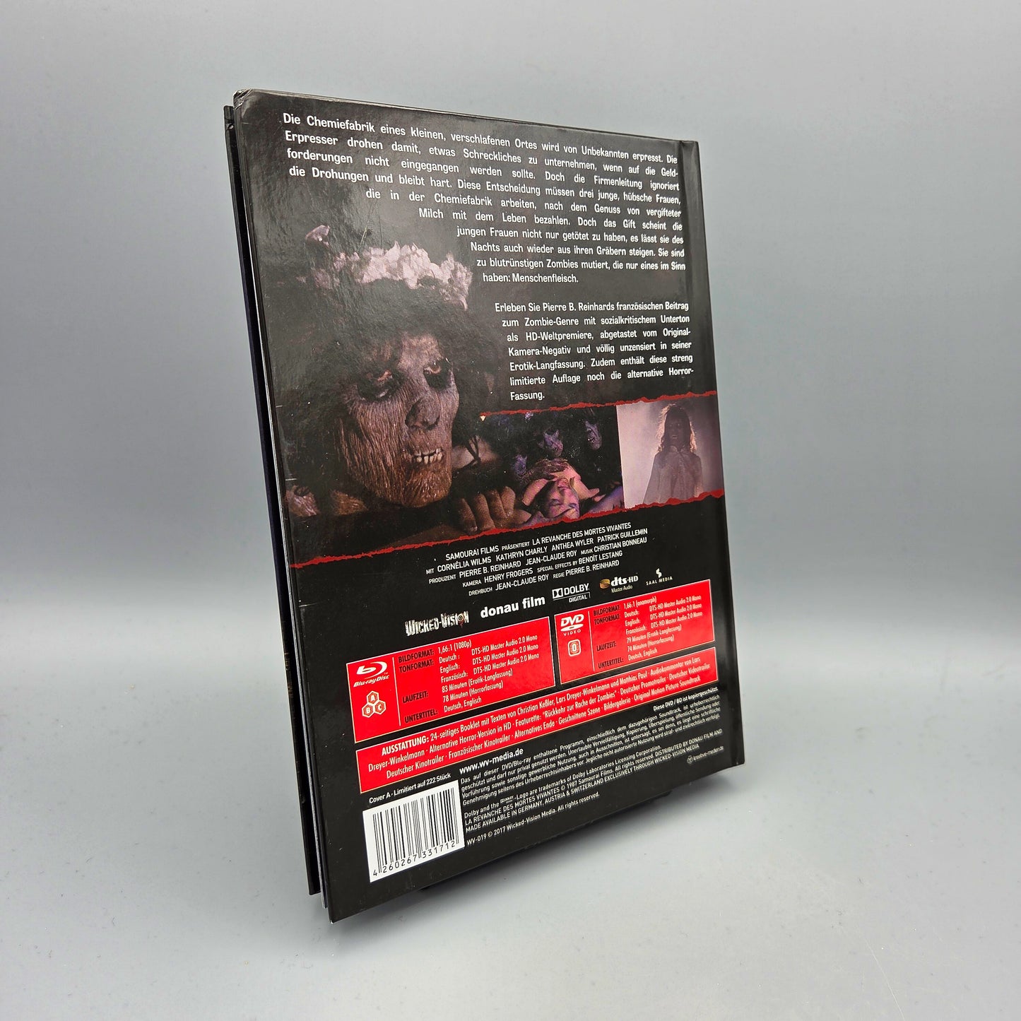Rückkehr der lebenden Toten (Rache der Zombies)	Mediabook	Blu-Ray Film	Booklet liegt lose bei