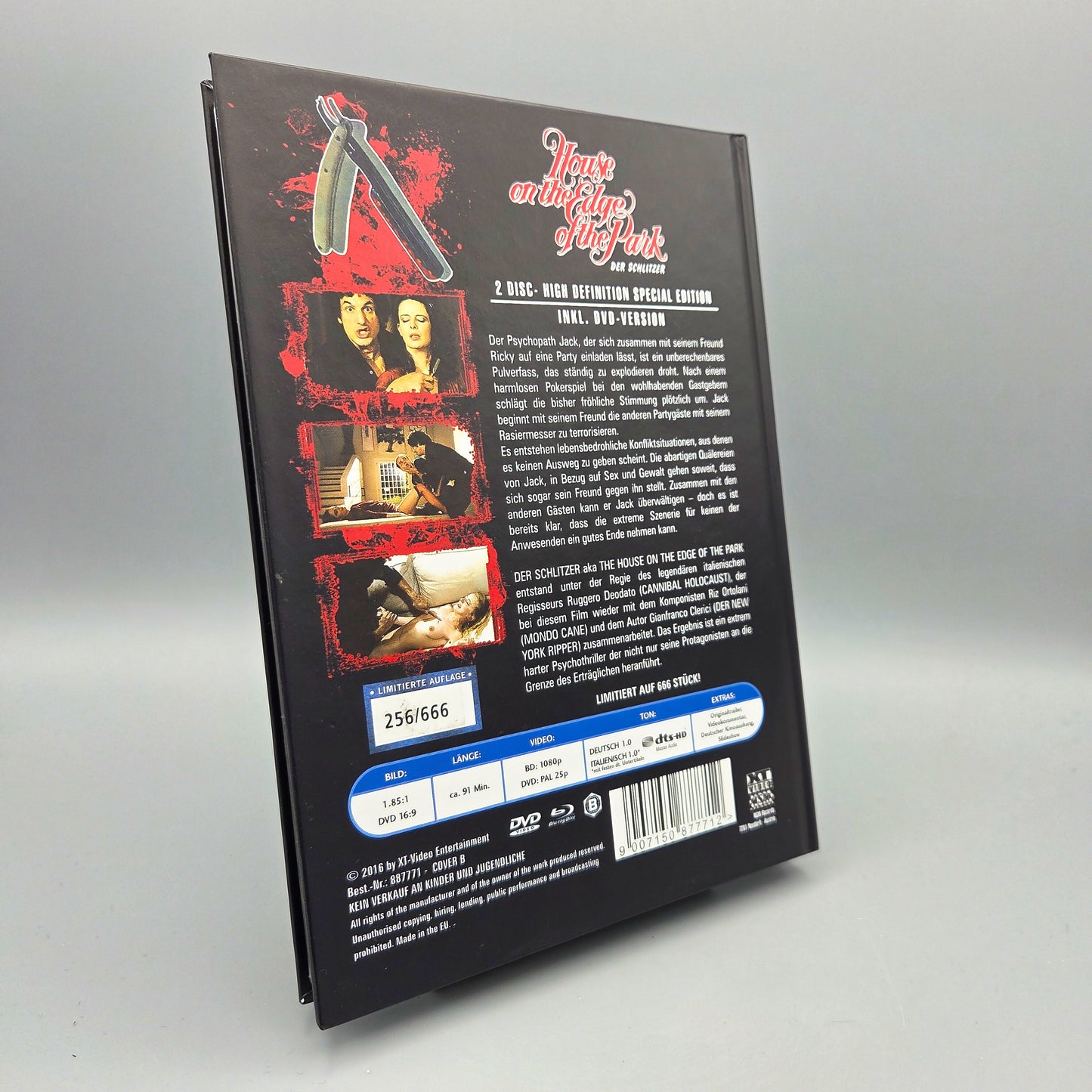 House on the edge of the Park - Der Schlitzer	Mediabook	Blu-Ray Film	Cover B