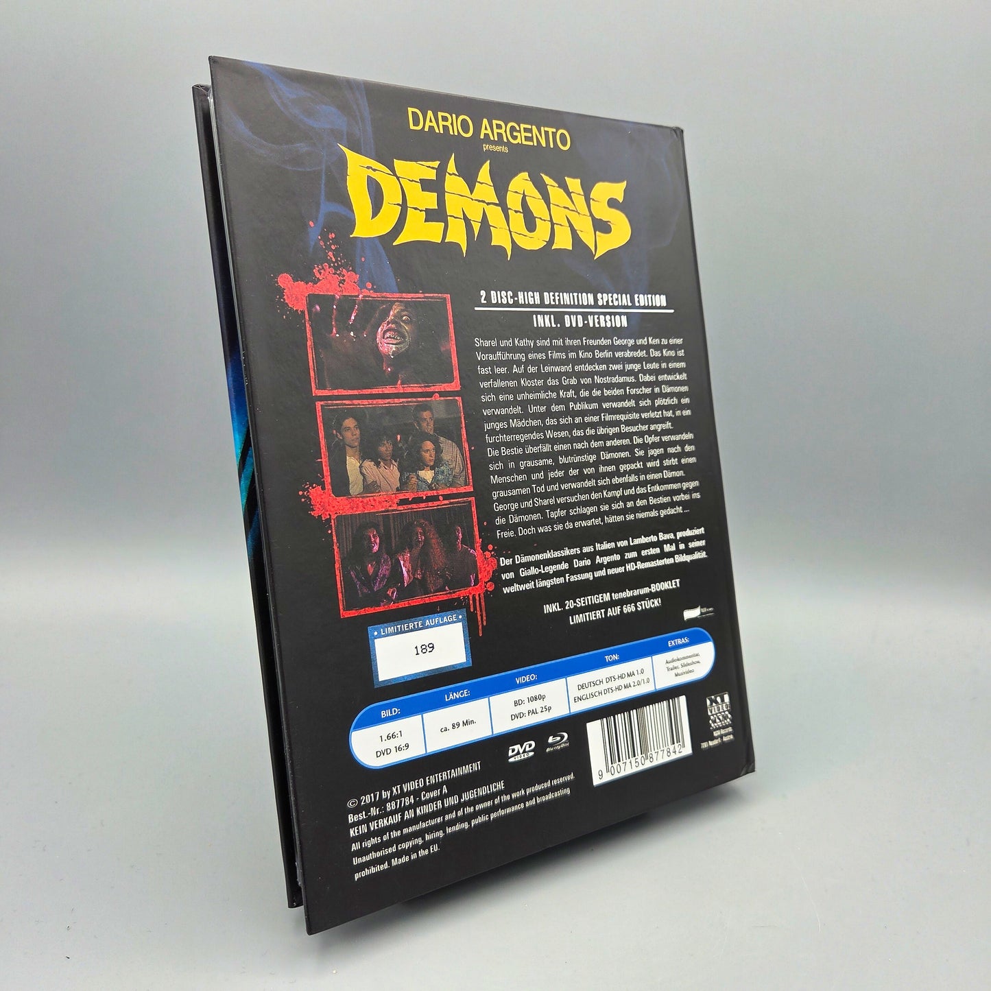 Demons	Mediabook	Blu-Ray Film	Cover A